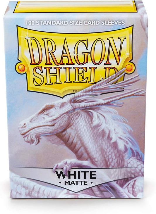 Dragon Shield Matte White Sleeves