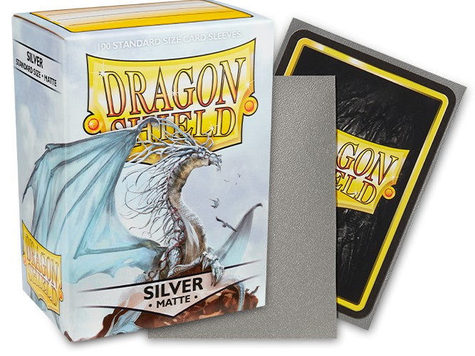 Dragon Shield Sleeves Matte Silver