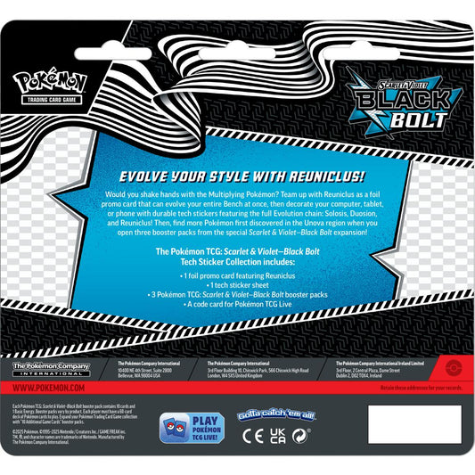 Black Bolt Tech Sticker Collection