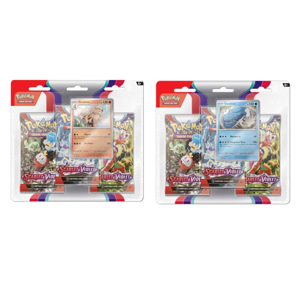 Scarlet & Violet Base 3-pack Blister