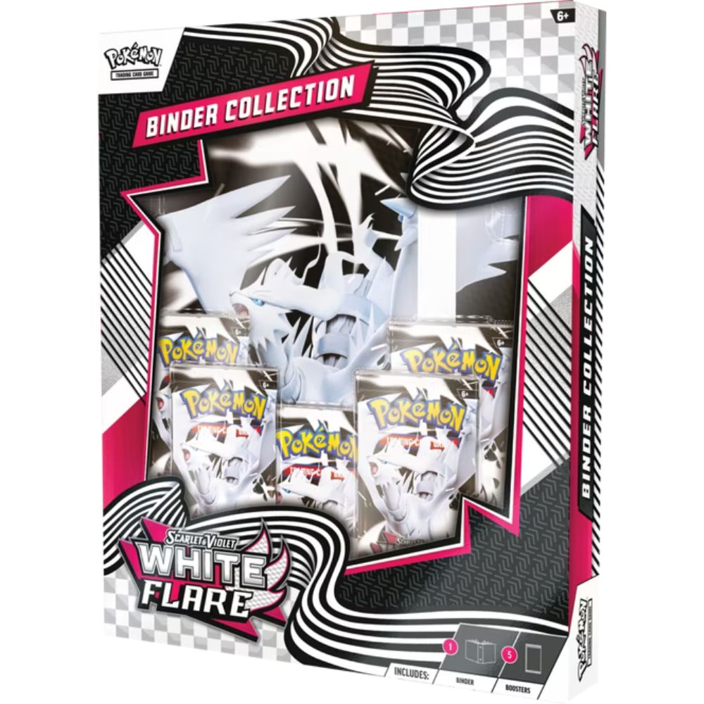 White Flare Binder Collection