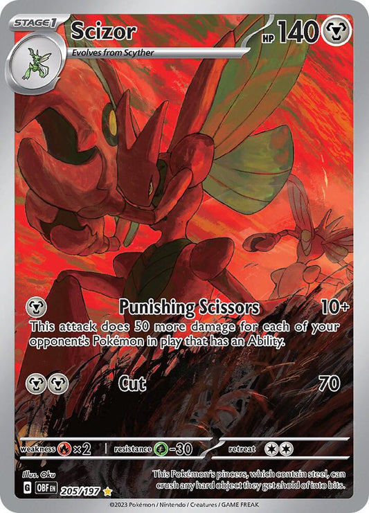Scizor #205 Obsidian Flames