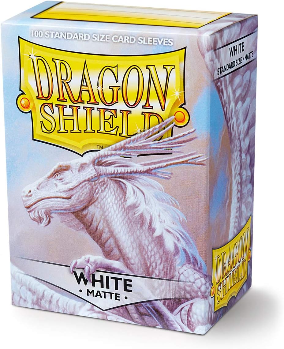 Dragon Shield Matte White Sleeves