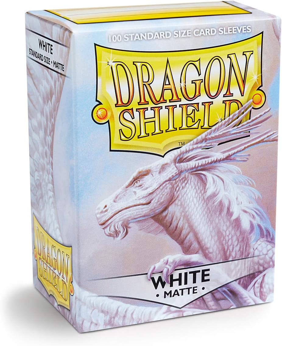 Dragon Shield Matte White Sleeves