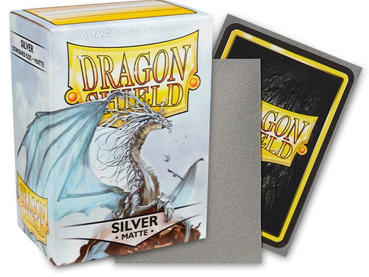 Dragon Shield Sleeves Matte Silver