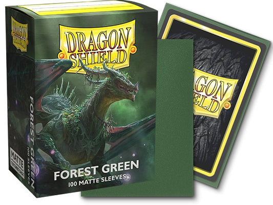 Dragon Shield Sleeves Matte Forest Green