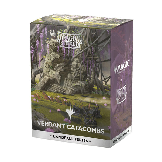 Dragon Shield Sleeves: Standard Matte Dual Art Magic the Gathering Landfall Series - Verdant Catacombs