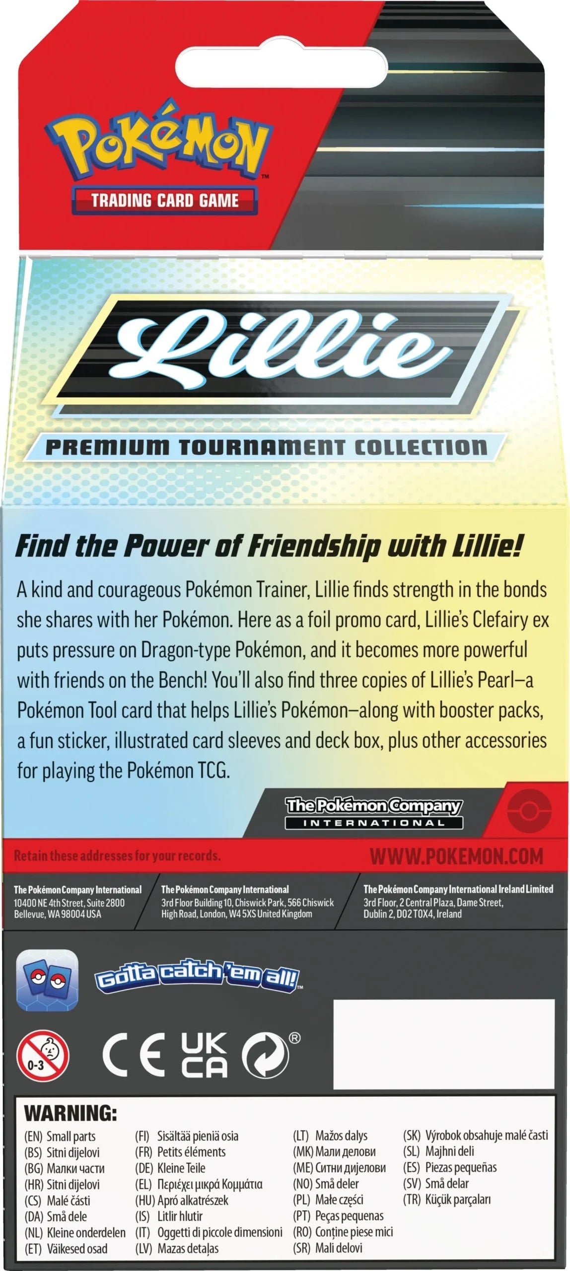 Lillie Premium Tournament Collection Sealed Display