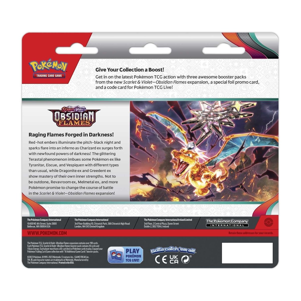 Obsidian Flames 3-pack Blister