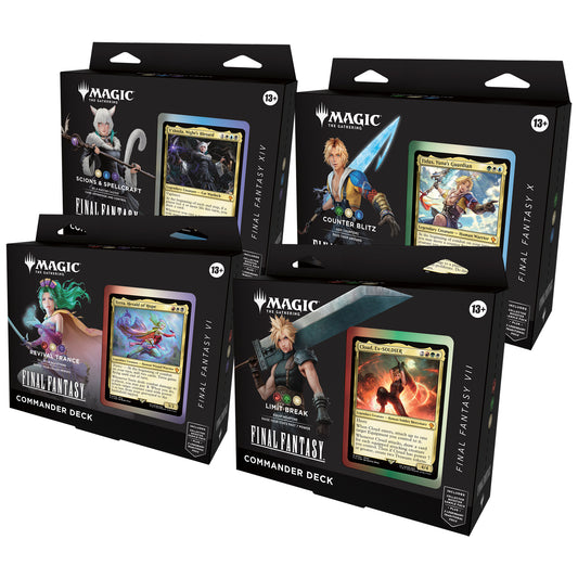 Magic the Gathering Final Fantasy Commander Deck